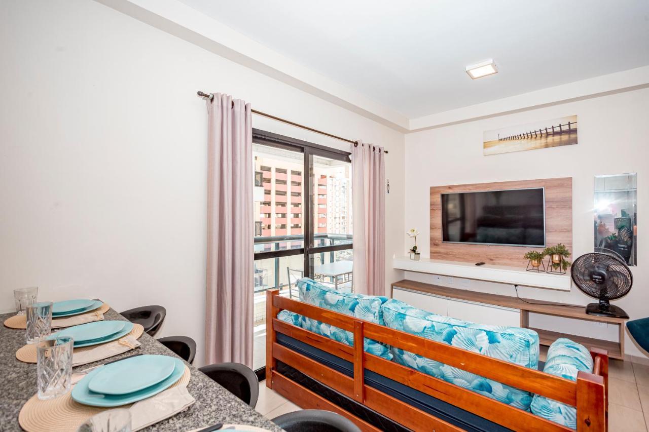 Flat Top - 100 M Da Praia De Pitangueiras 4083 Γκουαρούχα Εξωτερικό φωτογραφία